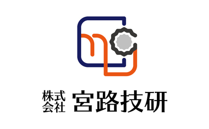 イニシャルをモチーフにした会社ロゴ実例2